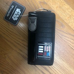 NWT LOUNGEFLY DARTH VADER WALLET
